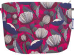 Coton clutch bag fuchsia poppy