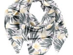 Pom pom scarf fleurs d'artifice