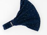 Headscarf headband- Adult size gaze pois or marine