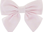Bow tie hair slide light pink