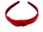 bow headband rouge foncé