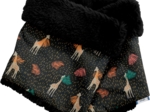 Children fur scarf snood palma girafe
