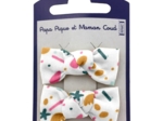 Small bows hair clips sea side
