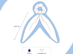 Long tail scrunchie toile de biche