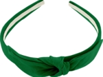 bow headband bright green