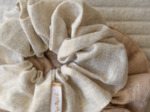 Scrunchie  glitter linen