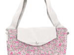 Tote bag with a zip serenade fluo