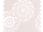 Cotton fabric ex2463 greige rosette