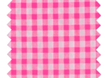 Cotton fabric ex2427 neon pink seersucker gingham
