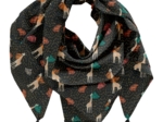 Pom pom scarf palma girafe