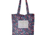 Tote bag huppette fleurie