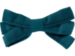 Ribbon bow hair slide bleu vert