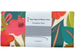 Coupon tissu 50 cm fleurs des iles