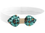 Jersey knit baby headband jade panther