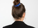 Small scrunchie navy blue