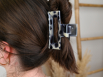 Large Rectangular Hair Clip cheetah