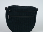 Base small bag without shoulder strap black large corduroy