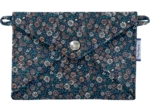 Little envelope clutch paquerette marine