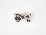 Ribbon hair slide leopard