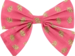 Bow tie hair slide feuillage or rose