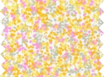 Coated fabric mimosa jaune rose