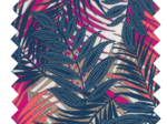 Cotton fabric tropical fire