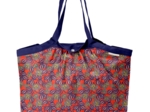 Pleated tote bag - Medium size calypso