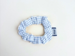 Mini Scrunchie sky blue gingham