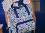 Foldable rucksack Gaby scandinavia bleu