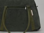 Bowling bag  velours côtelé kaki