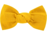 Small bow hair slide yellow ochre