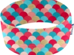 Stretch jersey headband    rond coloré or