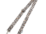 Narrow shoulder strap leopard
