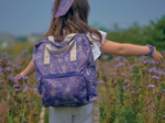 Foldable rucksack Gaby lavandula