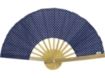 Hand-held fan navy gold star