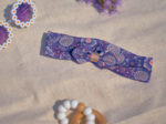 Jersey knit baby headband lavandula