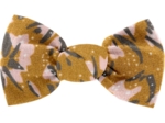 Small bow hair slide gypso ocre