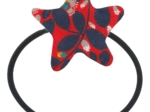 Pony-tail elastic hair star vermilion foliage