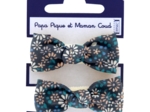 Small elastic bows paquerette marine