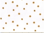 Cotton Fabric ex2517  white buttercup double gauze