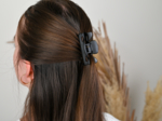 Small Classic Hair Clip matte black