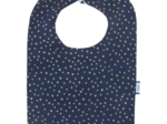 Bib - Baby size navy gold star