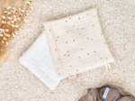 Makeup Remover cotton gaze pois or écru