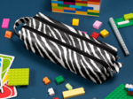 Double compartment school kit zèbre