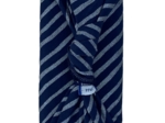 Furoshiki small 35 x 35 striped silver dark blue