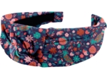 Large Crossed Headband huppette fleurie