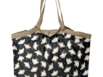 Pleated tote bag - Medium size envolée sauvage