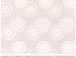 Cotton fabric ex2463 greige rosette