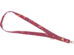 Lanyard necklace badiane framboise
