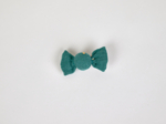 Mini sweet hairslide gaze pois or eucalyptus